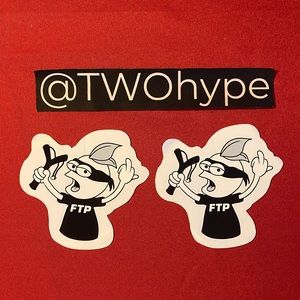 2 FTP Character Stickers